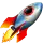 Apenas um emoji de foguete simbolizando a presença digital que a Fyre Design pode lhe proporcionar